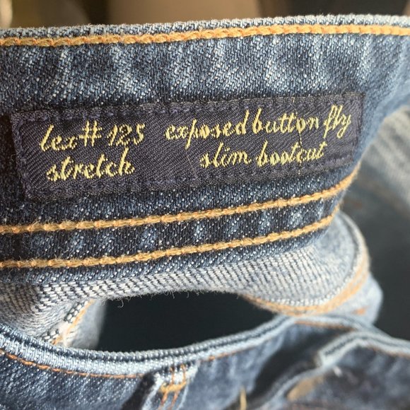 WOMENS - sz 24 CITIZENS OF HUMANITY Lex # 125 Exposed button fly slim bootcut - Picture 12 of 15